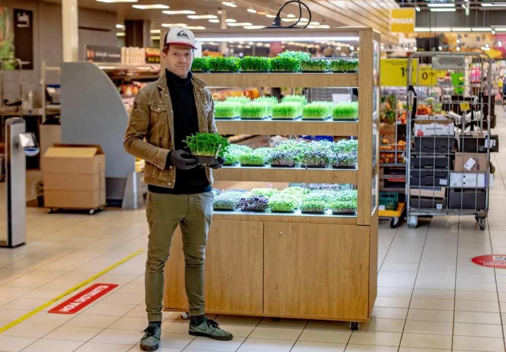 Fotol Urban Farm OÜ tegevjuht Artur Sirkel. Foto: Tiit Efert