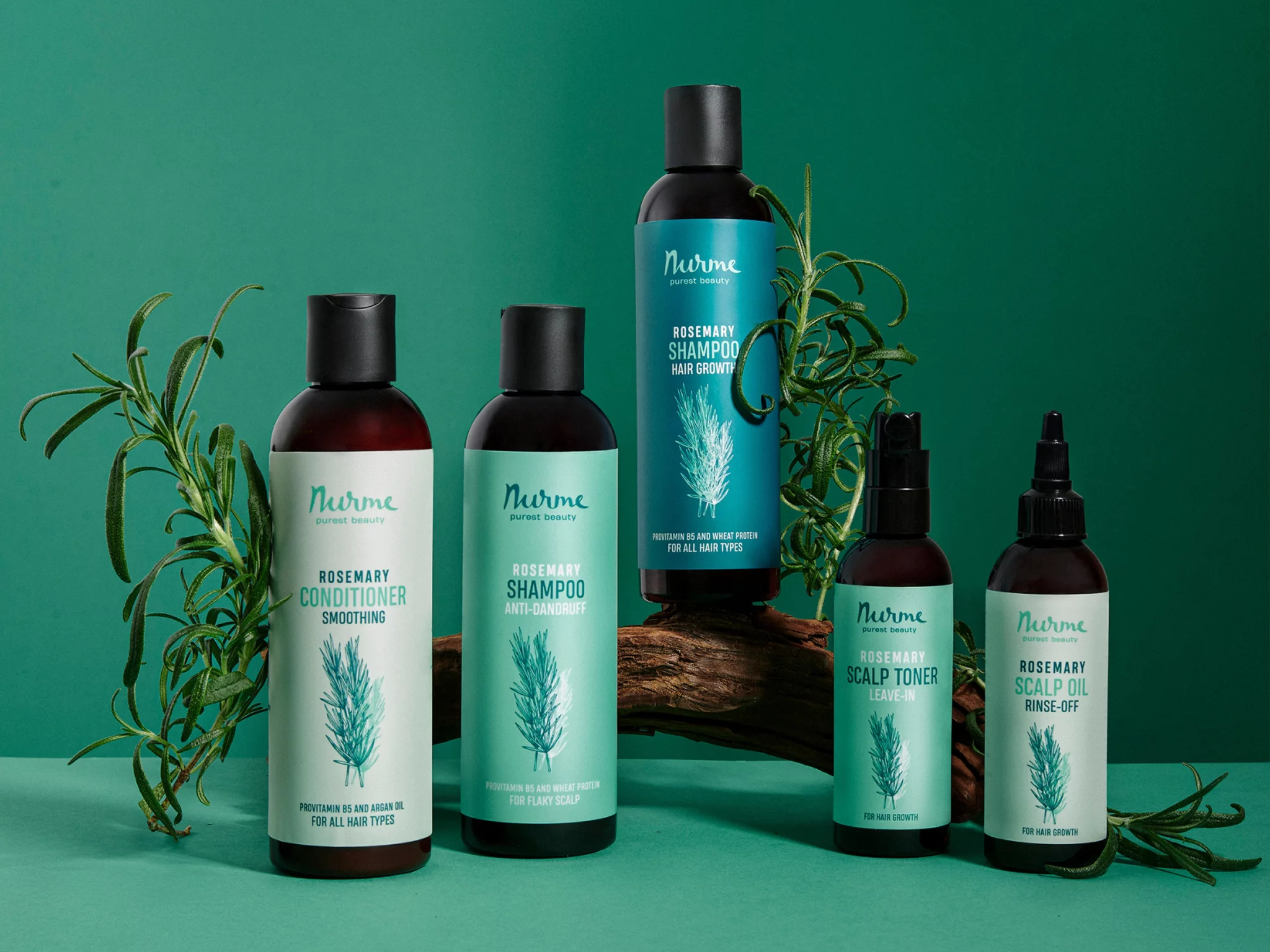 Rosmariin juuste hoolduseks. Nurme uus kogu keha hooldussari.