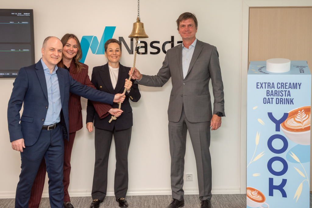 Börsikell helises Eesti kaerajoogitootjale YOOK, mille võlakirjadega algas kauplemine Nasdaq Balti First North turul.